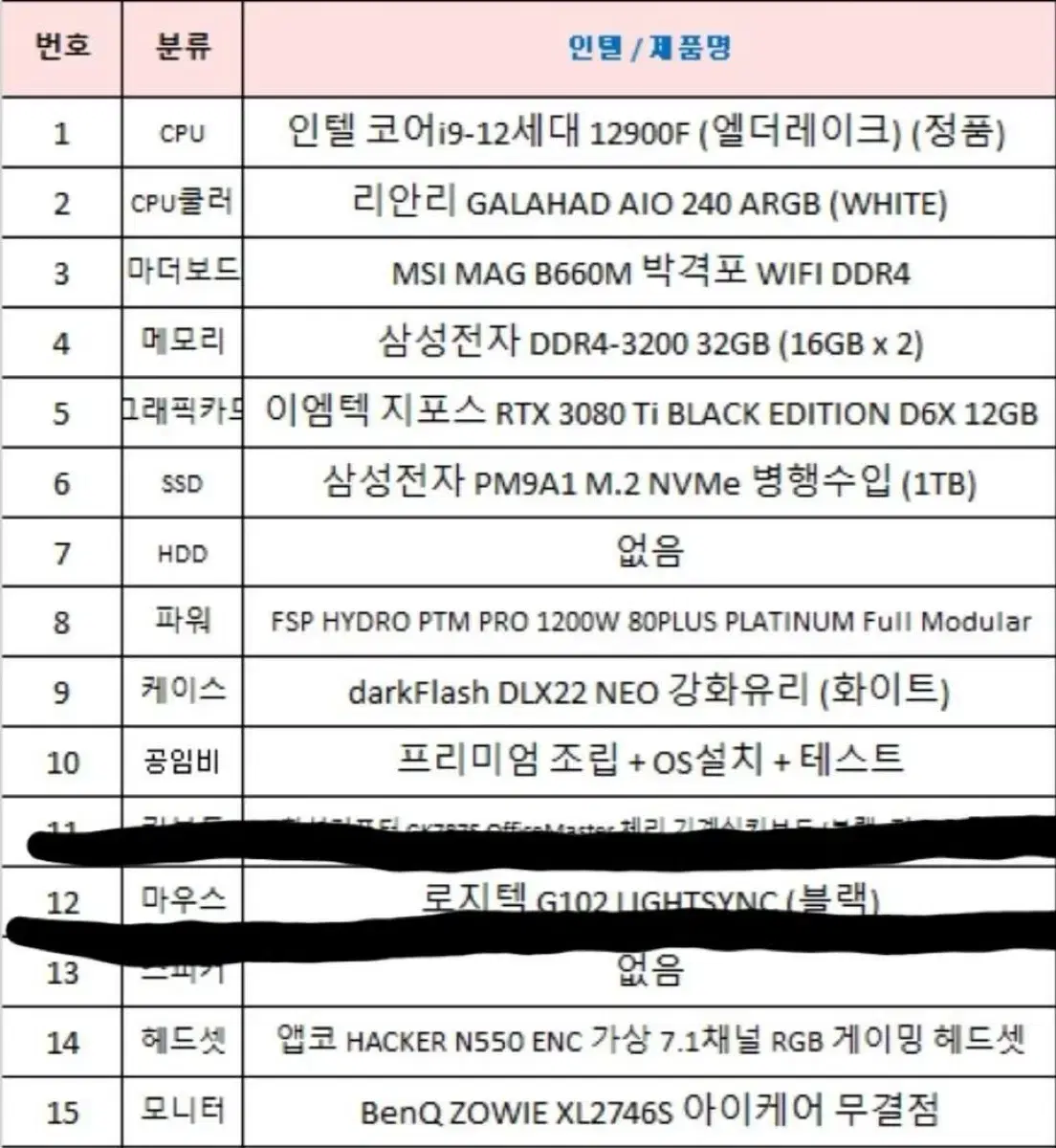 고사양 게임컴퓨터 판매